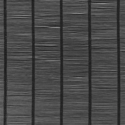 Cortinas de madeira tecida preta